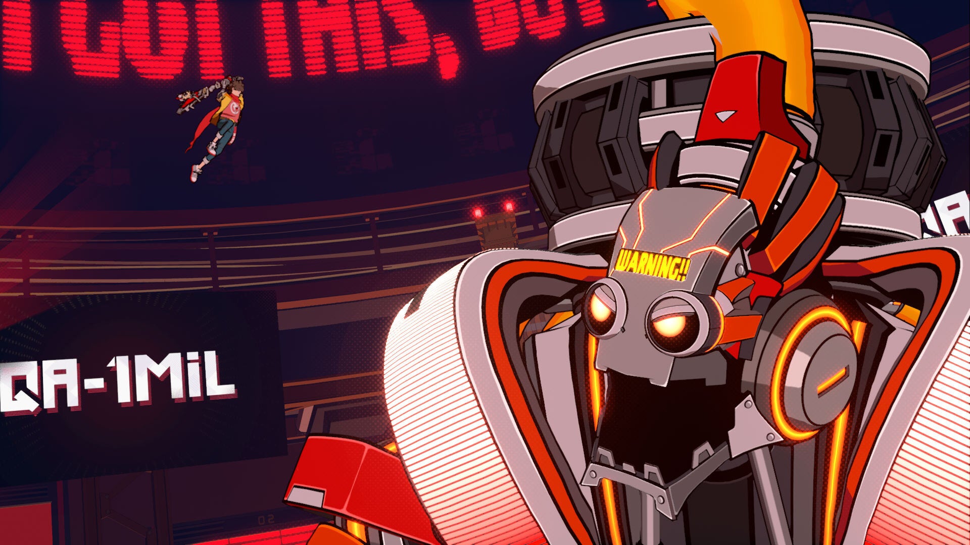 Every enemy, from ground forces to giant bosses, fights to the beat of the music.