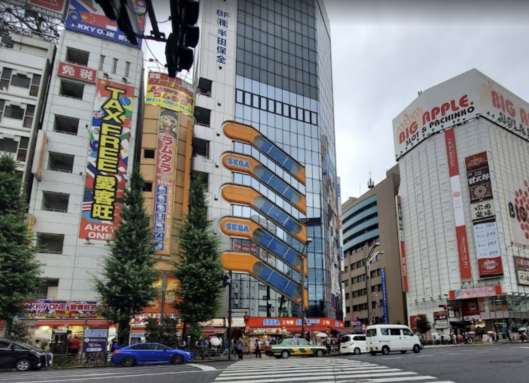 Sega Akihabara Arcade Building 4 in its glory days