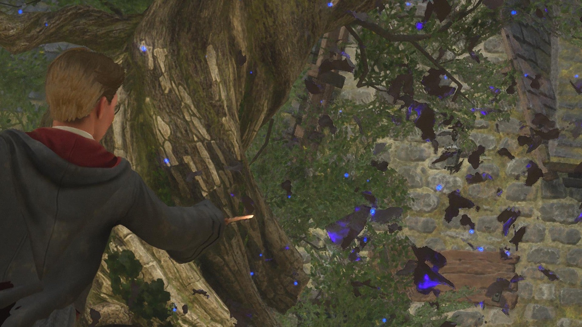 Those bits of purple paper was once a troll. 