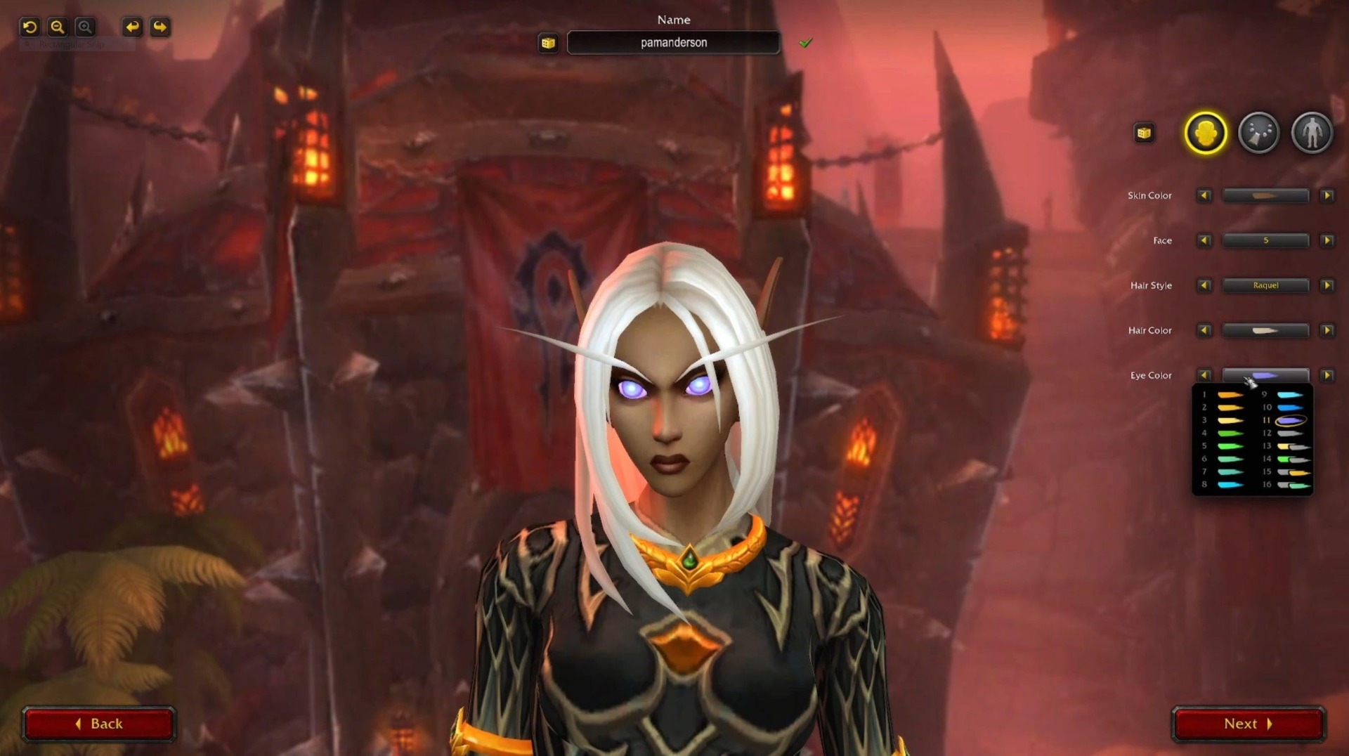 My Blood Elf, Pamanderson.