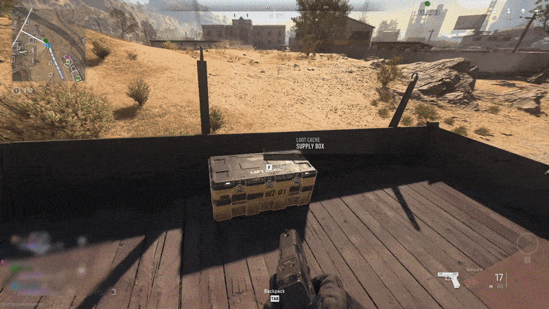 Oh, how I love needing to look all over the ground at individual items instead of selecting them from a simple menu.