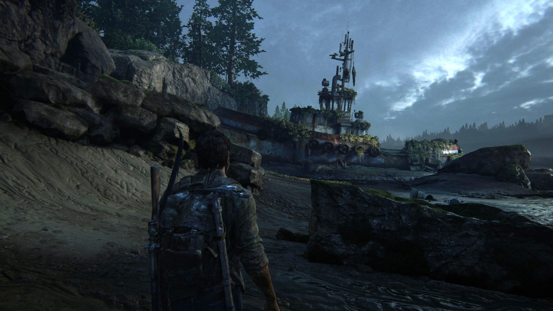 Ishâs boat on the beach near Pittsburgh, which, yeah, probably doesnât make a lot of sense.