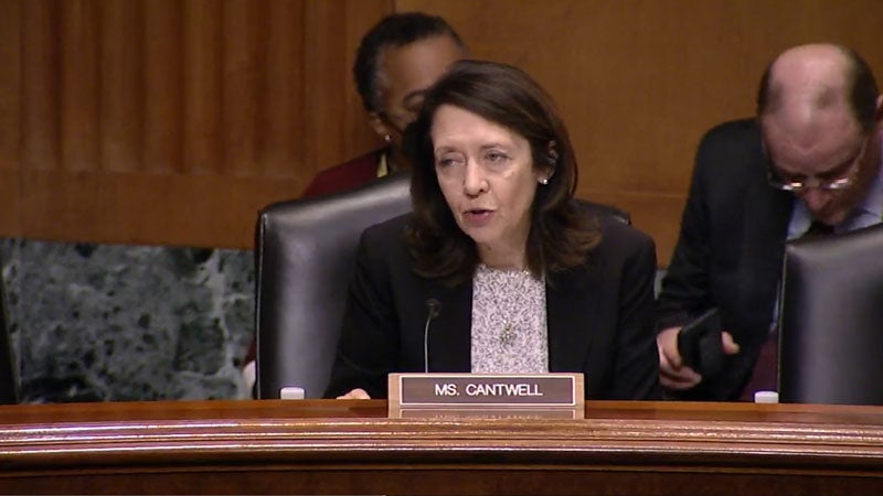 Screenshot: United States Senate