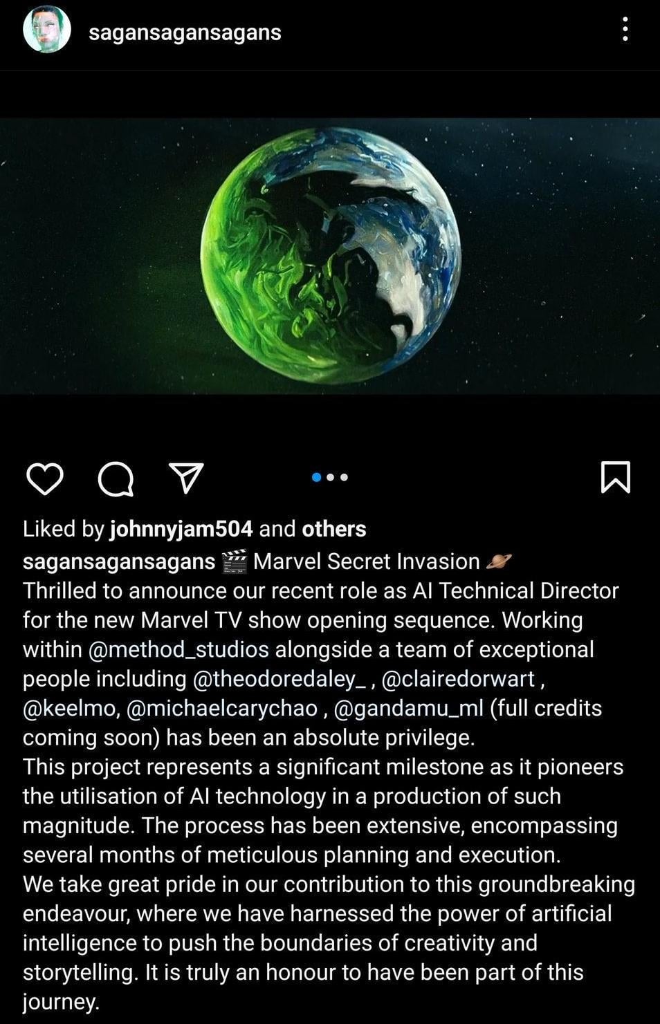 Screenshot: Instagram