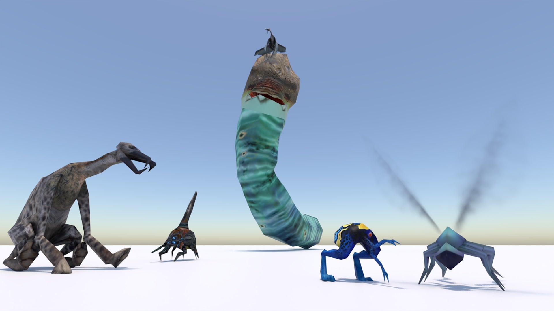 Just some of the odd creatures modders are adding back to Halo: Combat Evolved on PC.