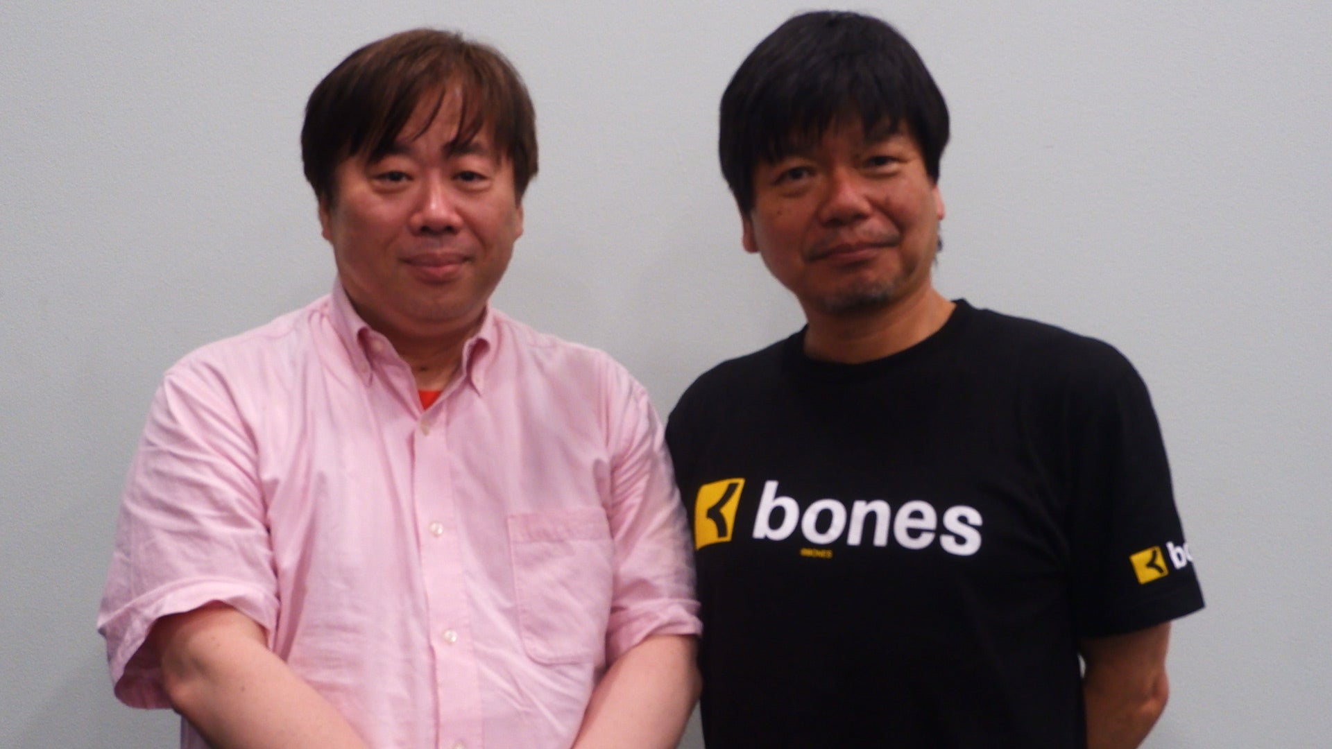 Toshihiro Kawamoto (left) and Masahiko Minami (right) at Anime Expo 2023.