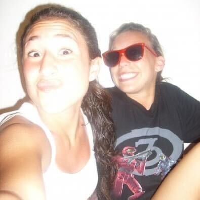 My sister (left) and I (right) on a family vacation in 2008.