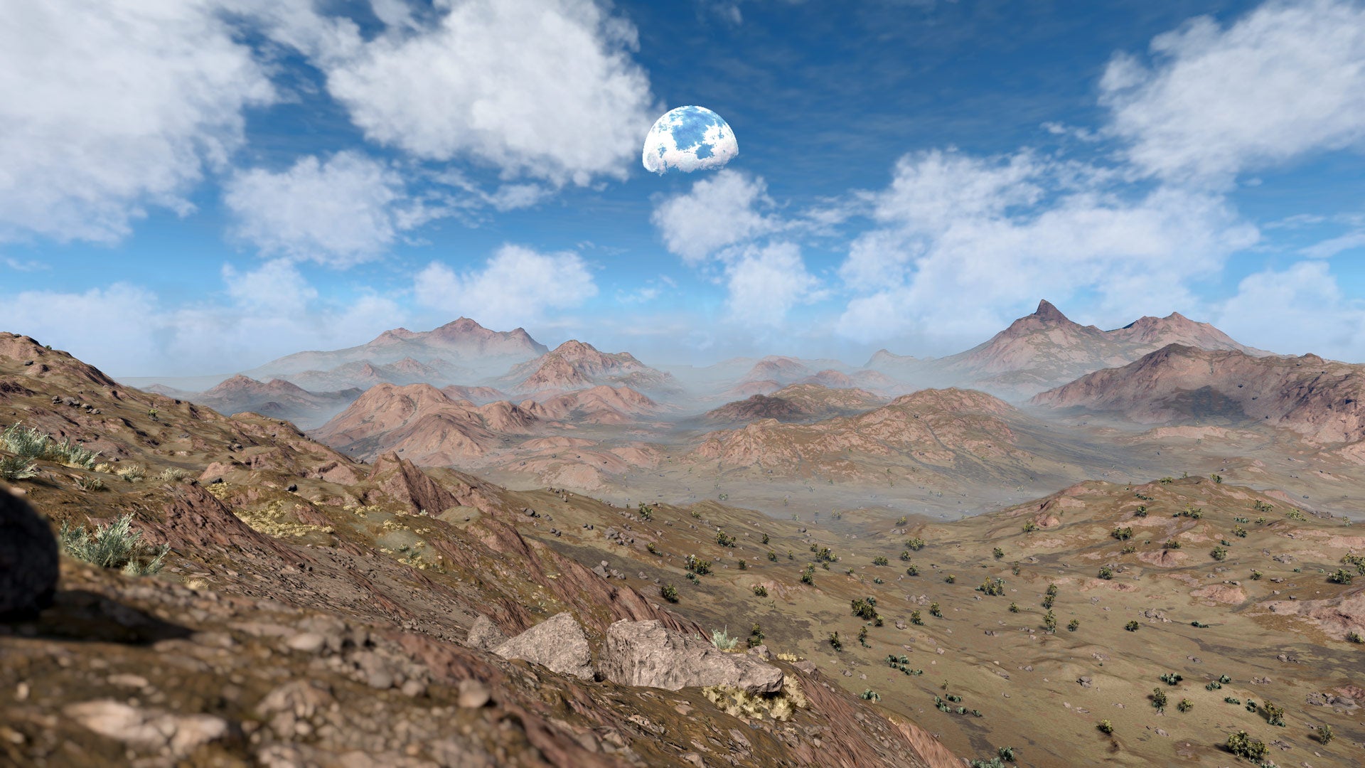 Yes, you can go to that moon, after a menu dive and loading screen or two.