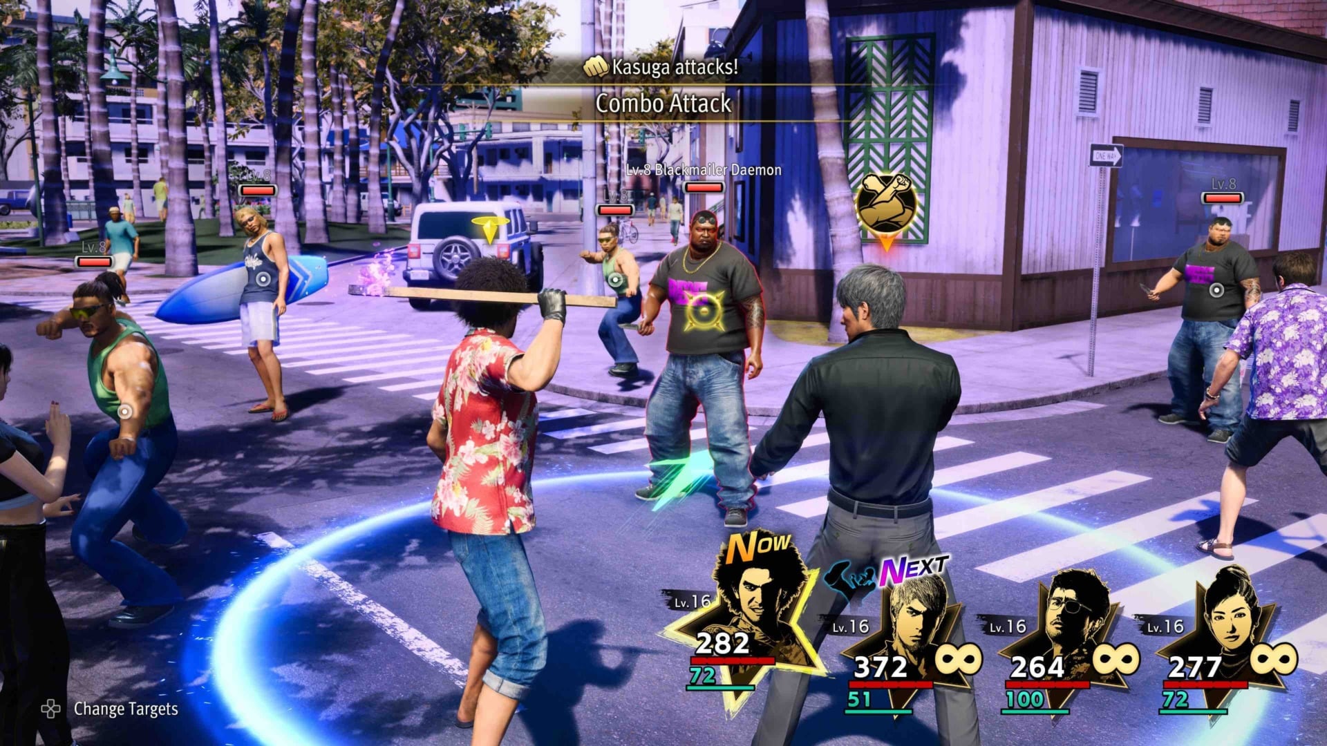 The series tradition of hilarious villain names continues.