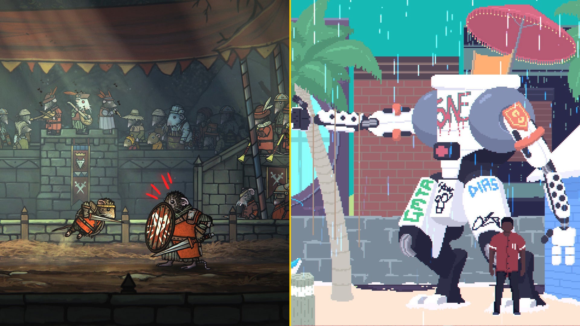 Left: Tails of Iron, Right: Desert Child