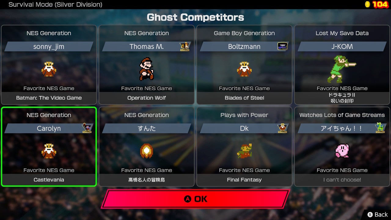 Nintendo World Championships clearly stores ghost data, as itās needed for the gameās survival mode.