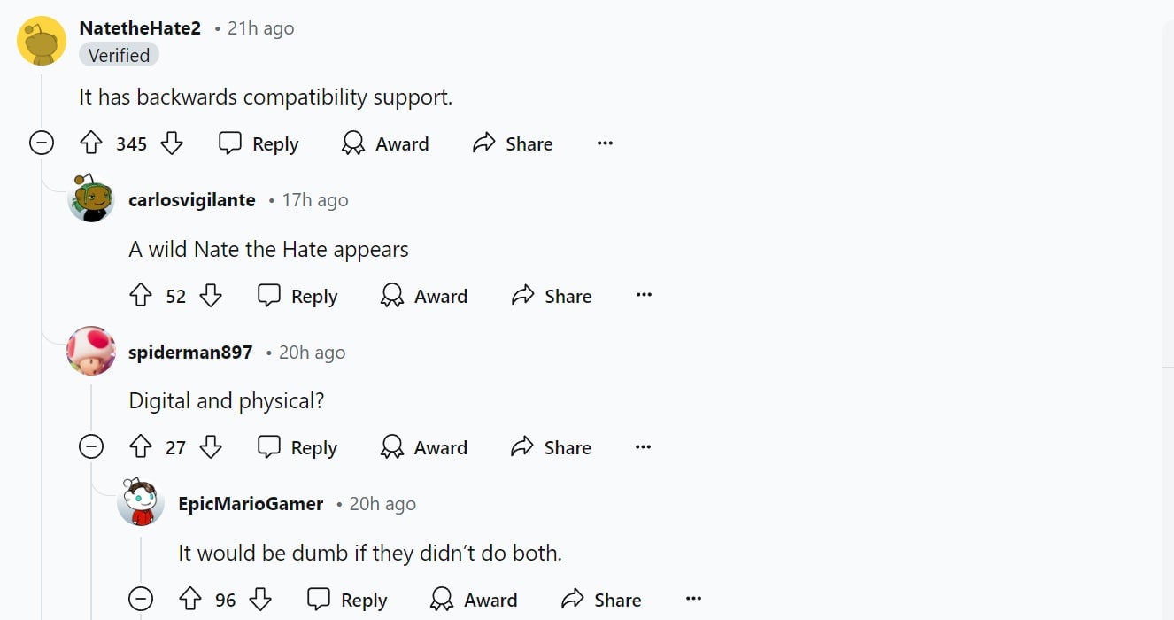 Screenshot: Reddit / Kotaku