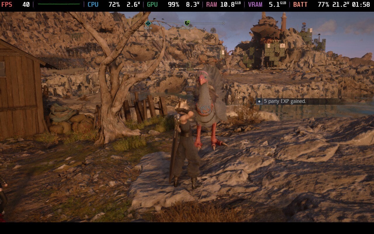 Screenshot taken on Steam Deck OLED.