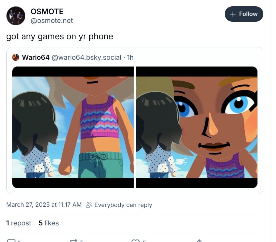 Screenshot: Bluesky / Kotaku