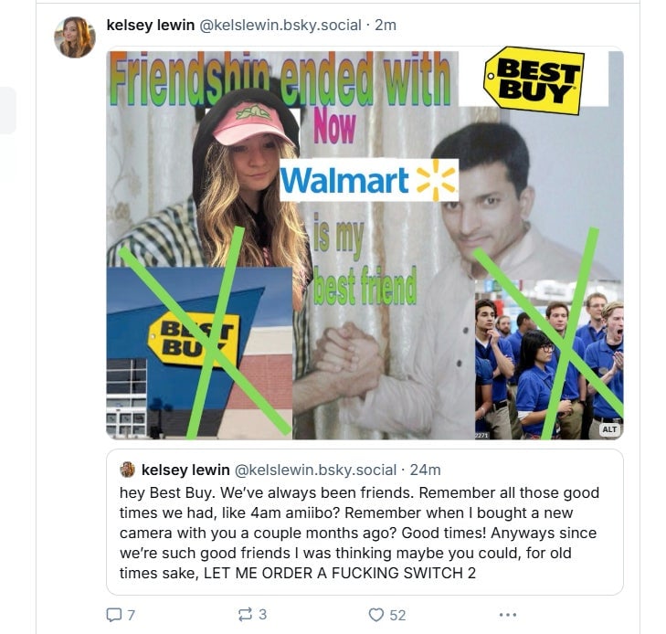 Screenshot: Bluesky / Kotaku