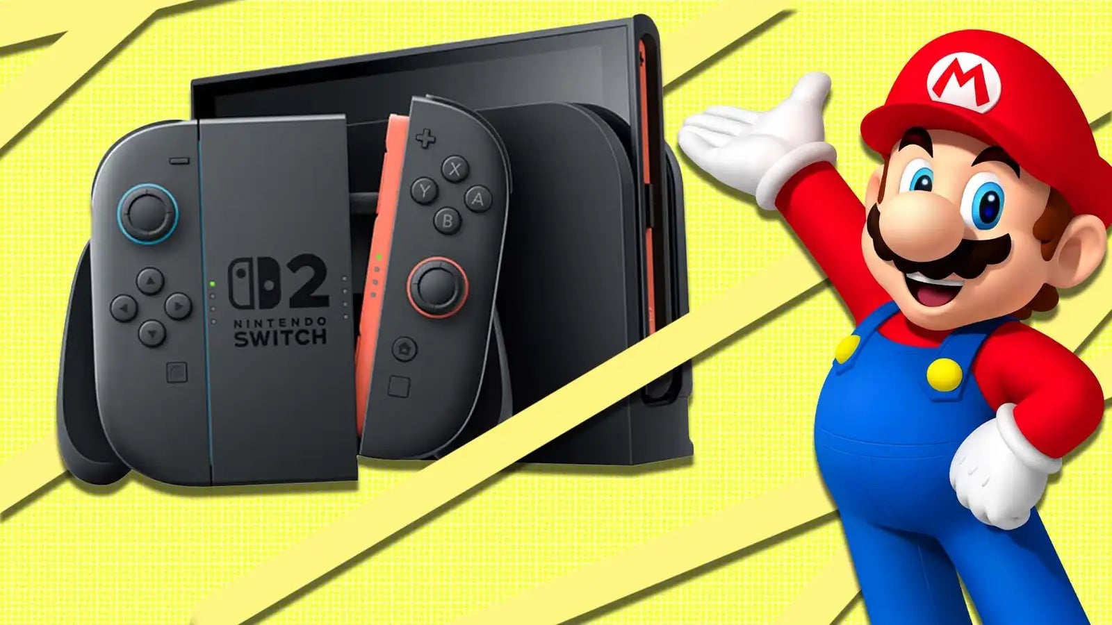 Mario applauds a Switch 2.