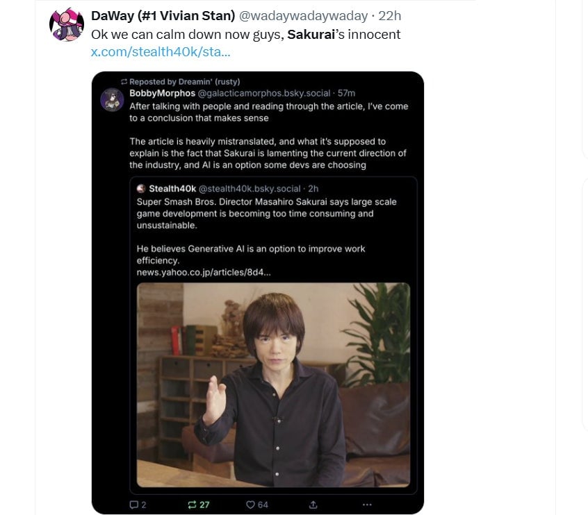 Screenshot: X / Kotaku