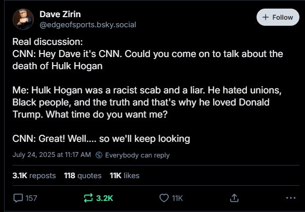 Screenshot: BlueySky / Kotaku / Dave Zirin