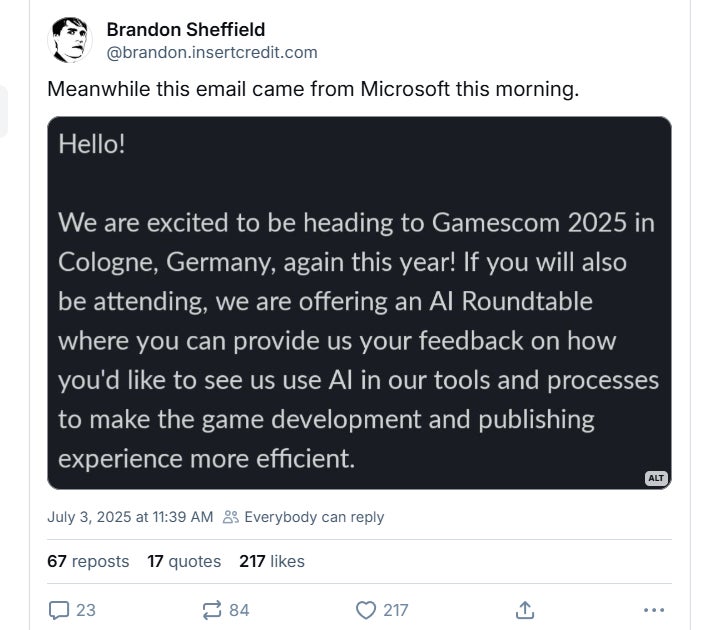 Image: Bluesky / Kotaku