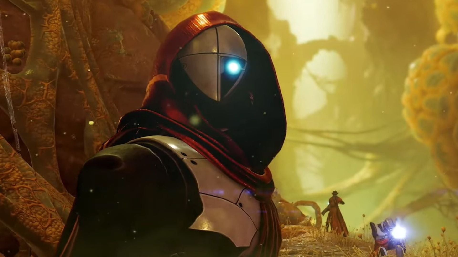 A Guardian turns around.