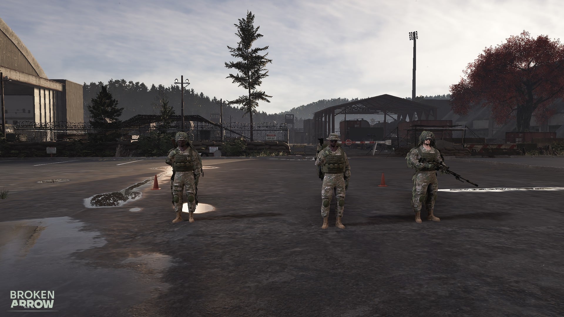 A US sniper recon unit in Broken Arrow.