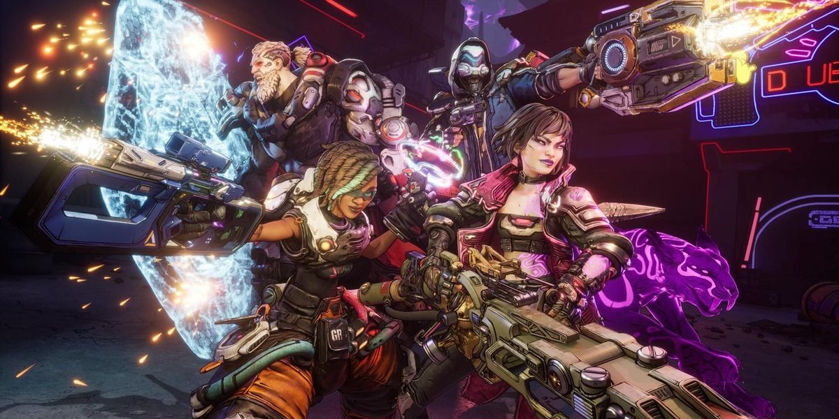 The cast of Borderlands 4 prepares to grind.