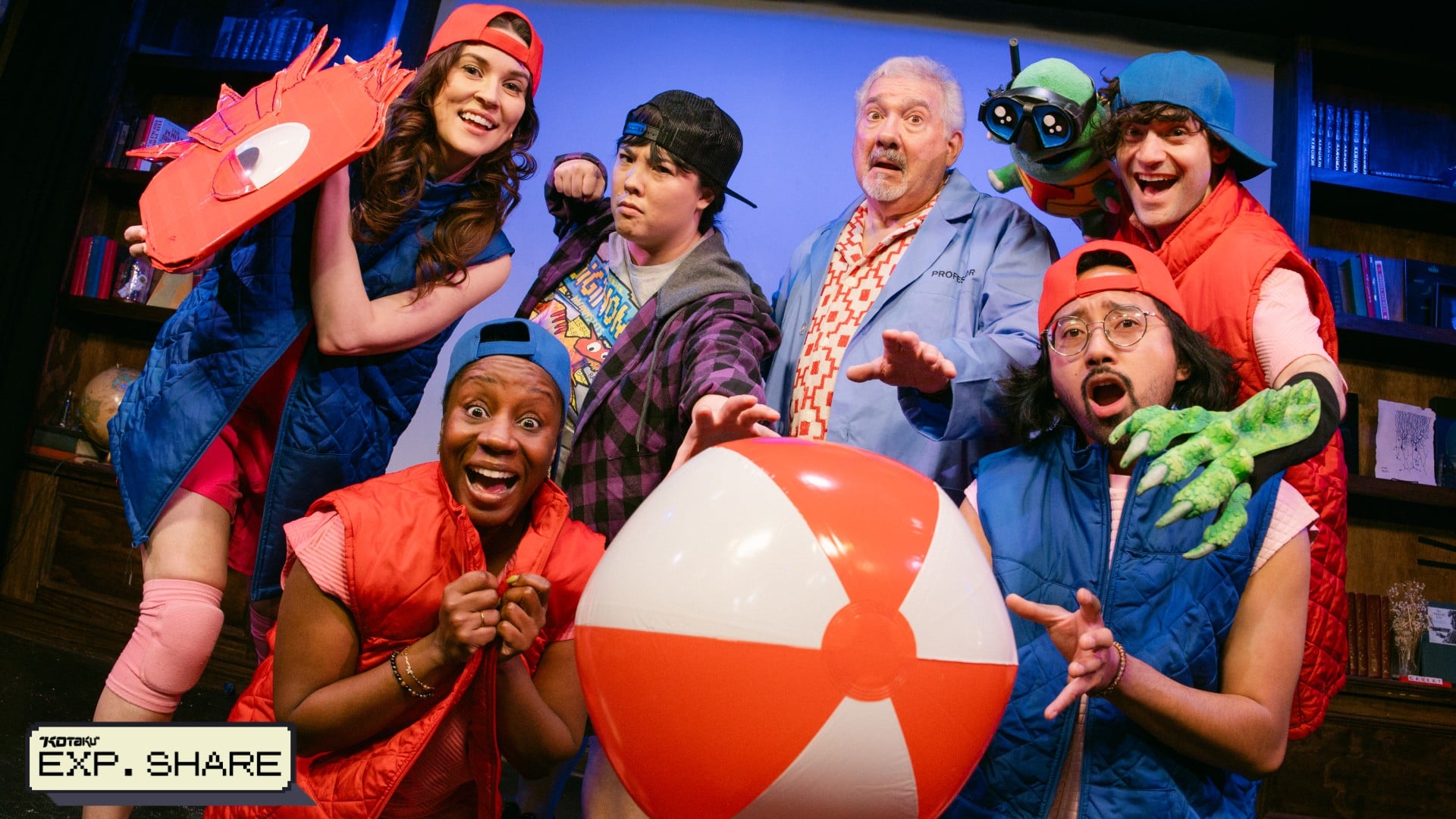 The cast of Balls: The Monster-Catching Musical Comedy