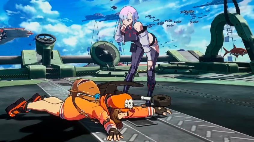 Edgerunner's Lucy appears in Guilty Gear.