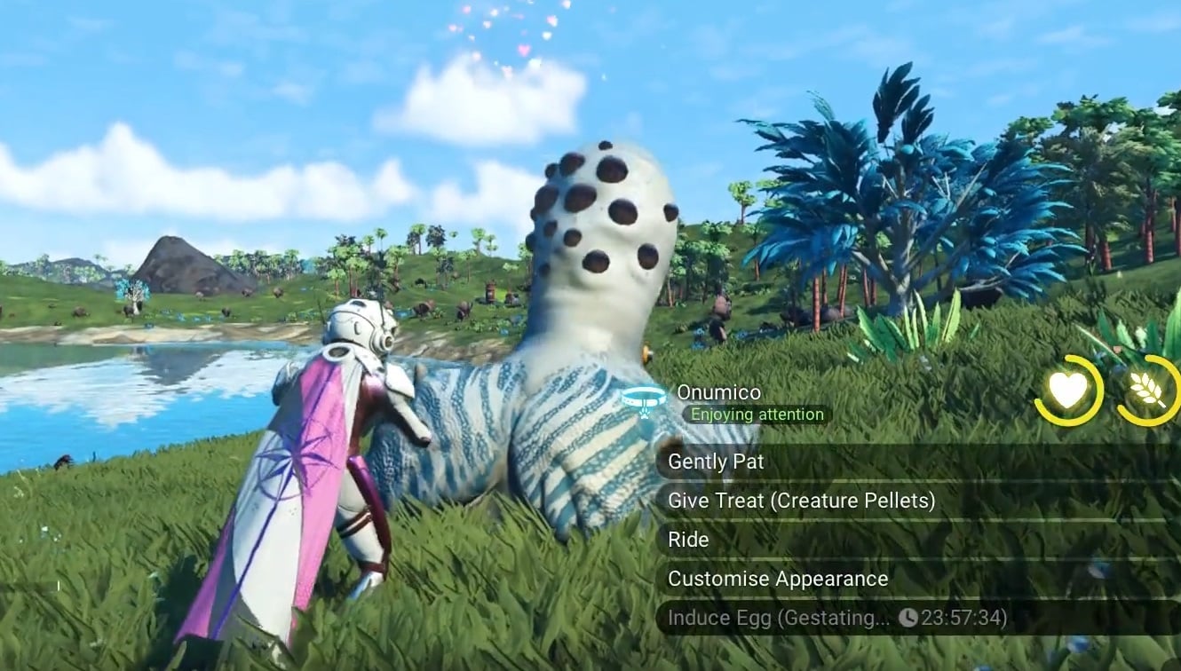 An alien looks like a sack of balls.