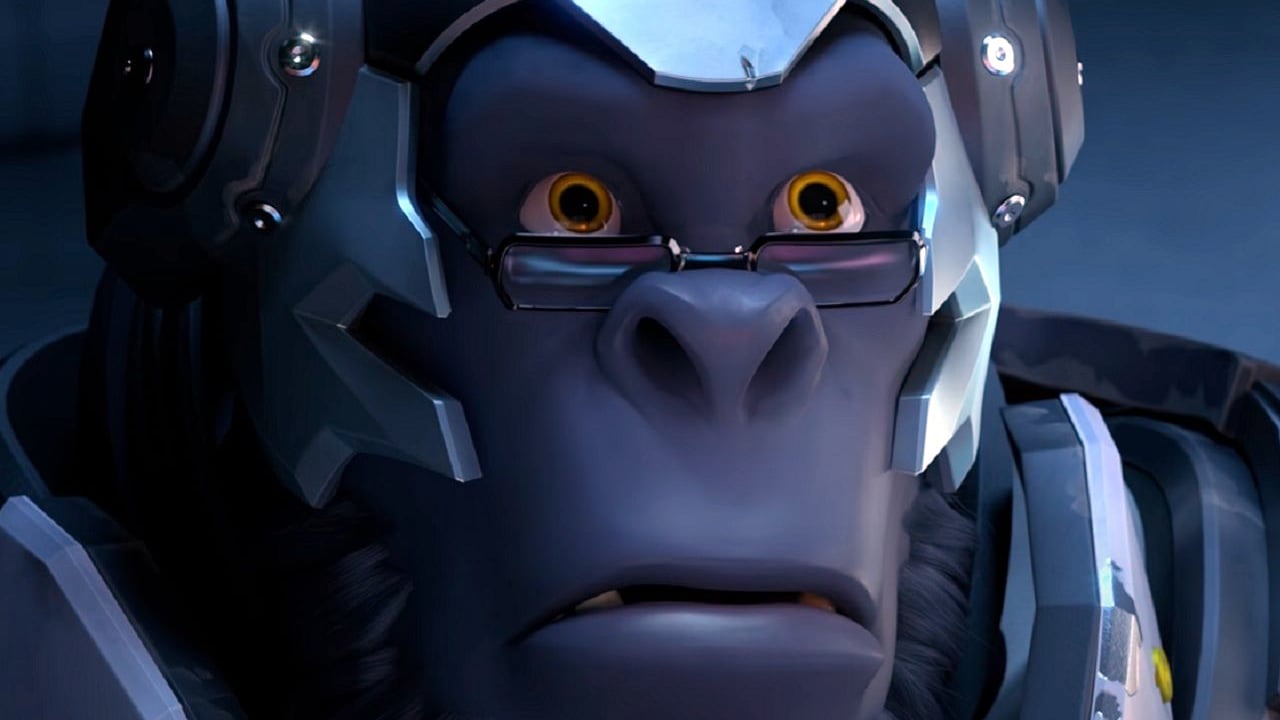 Winston looking sad at something off-screen