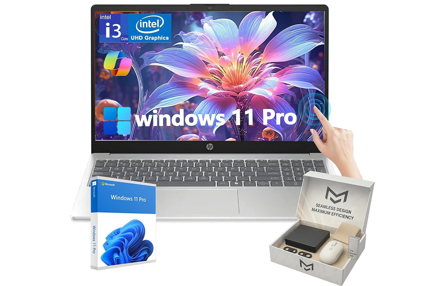 Hp Flagship 15.6 Touchscreen Laptop