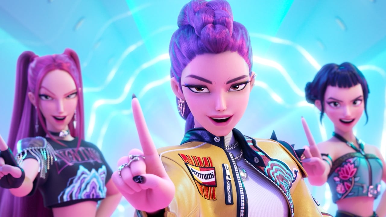 Huntr/x wagging their fingers at the camera