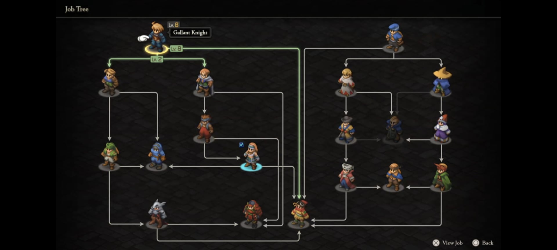 A screenshot shows a menu in FFT.