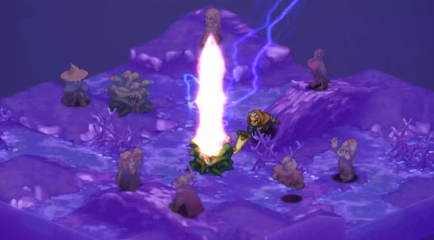 Cid uses his thunder sword to light up the battlefield.