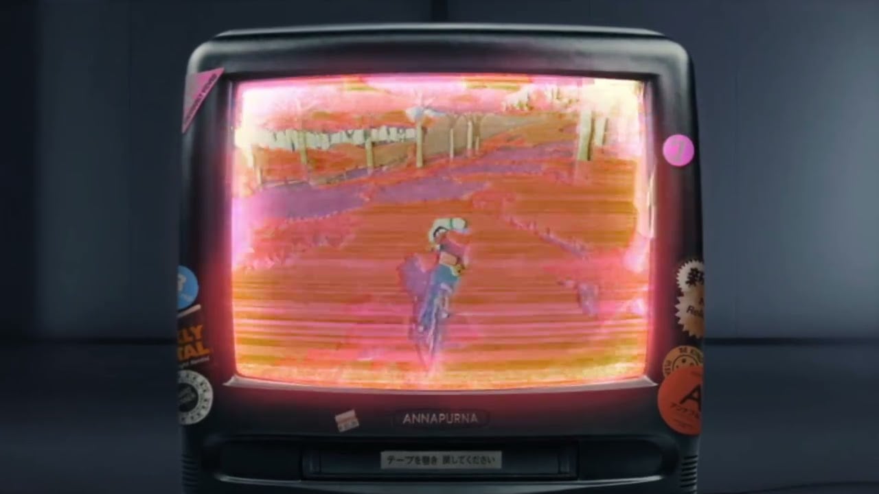 A CRT shows indie games coming out next year.