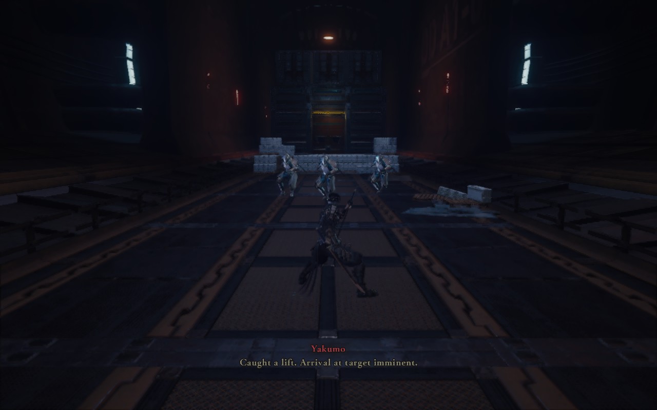 The protagonist of Ninja Gaiden 4 slices up an enemy.