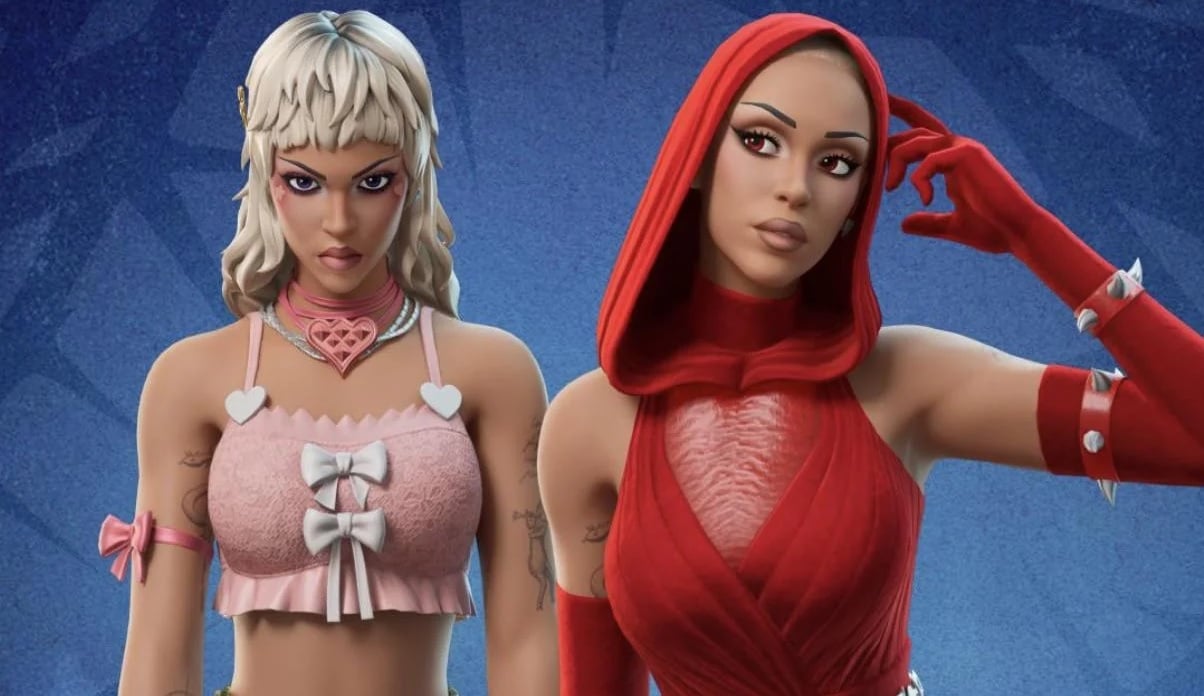 Doja Cat appears in Fortnite.