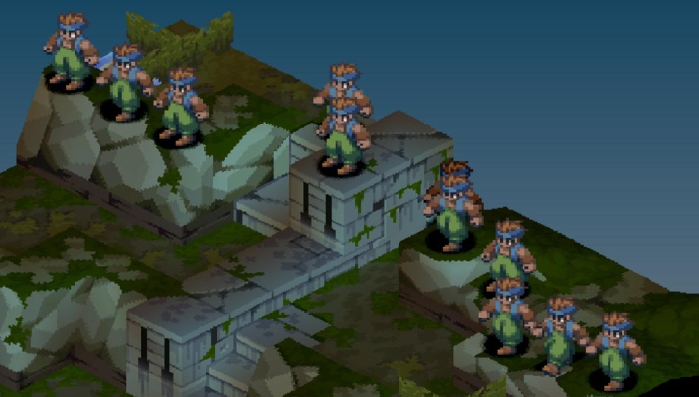 Monks appear at Grog Hill.