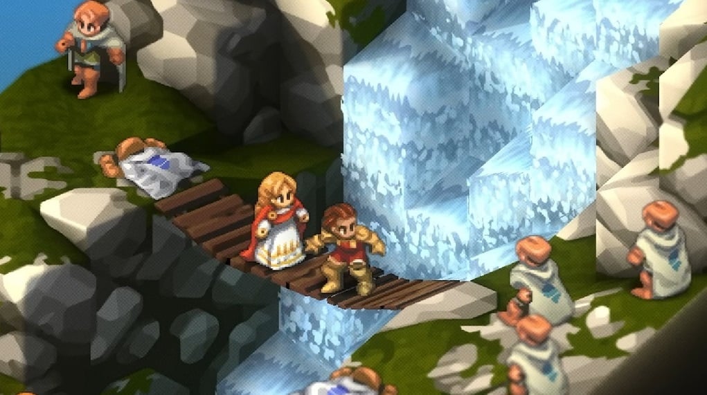 A screenshot shows a battle from Final Fantasy Tactics.