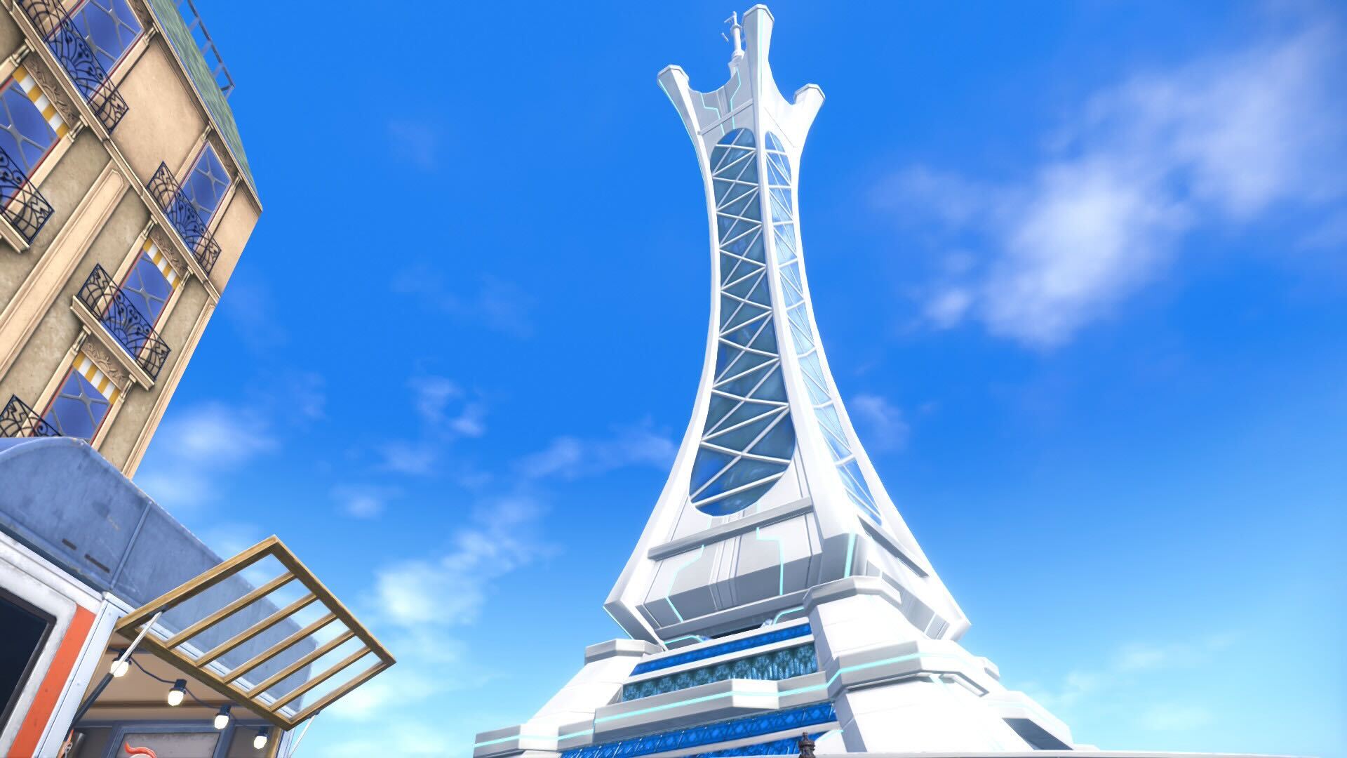 The Prism Tower in Lumiose City.