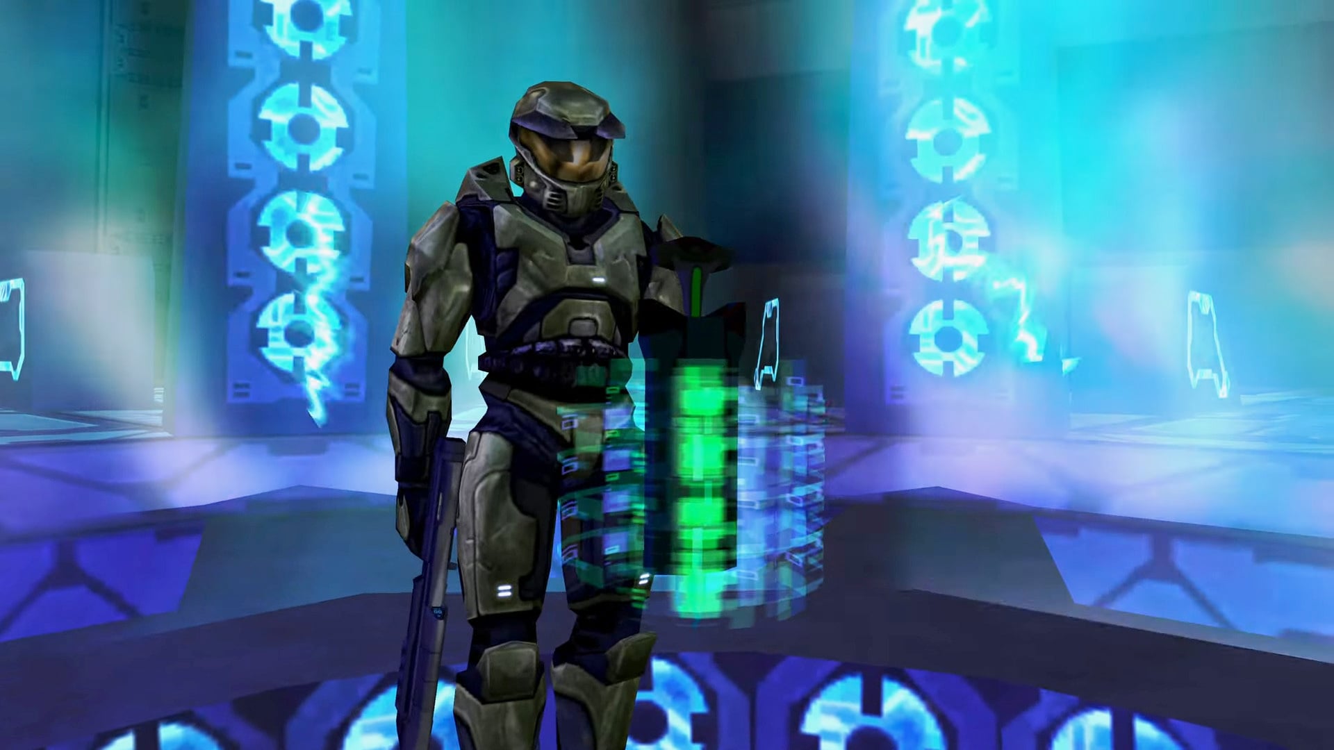 Master Chief waits to grab the Index.