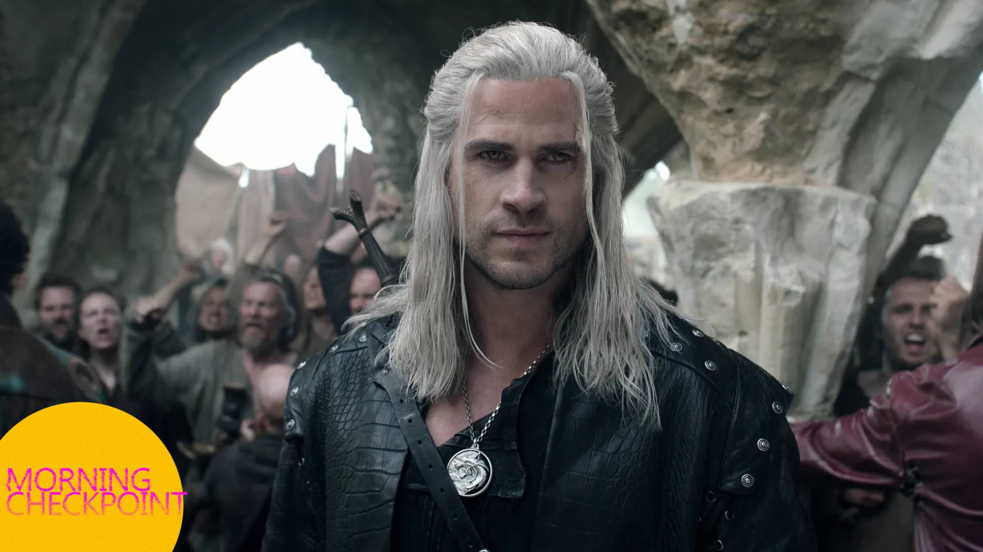 Liam Hemsworth appears as Geralt in the Netflix show.