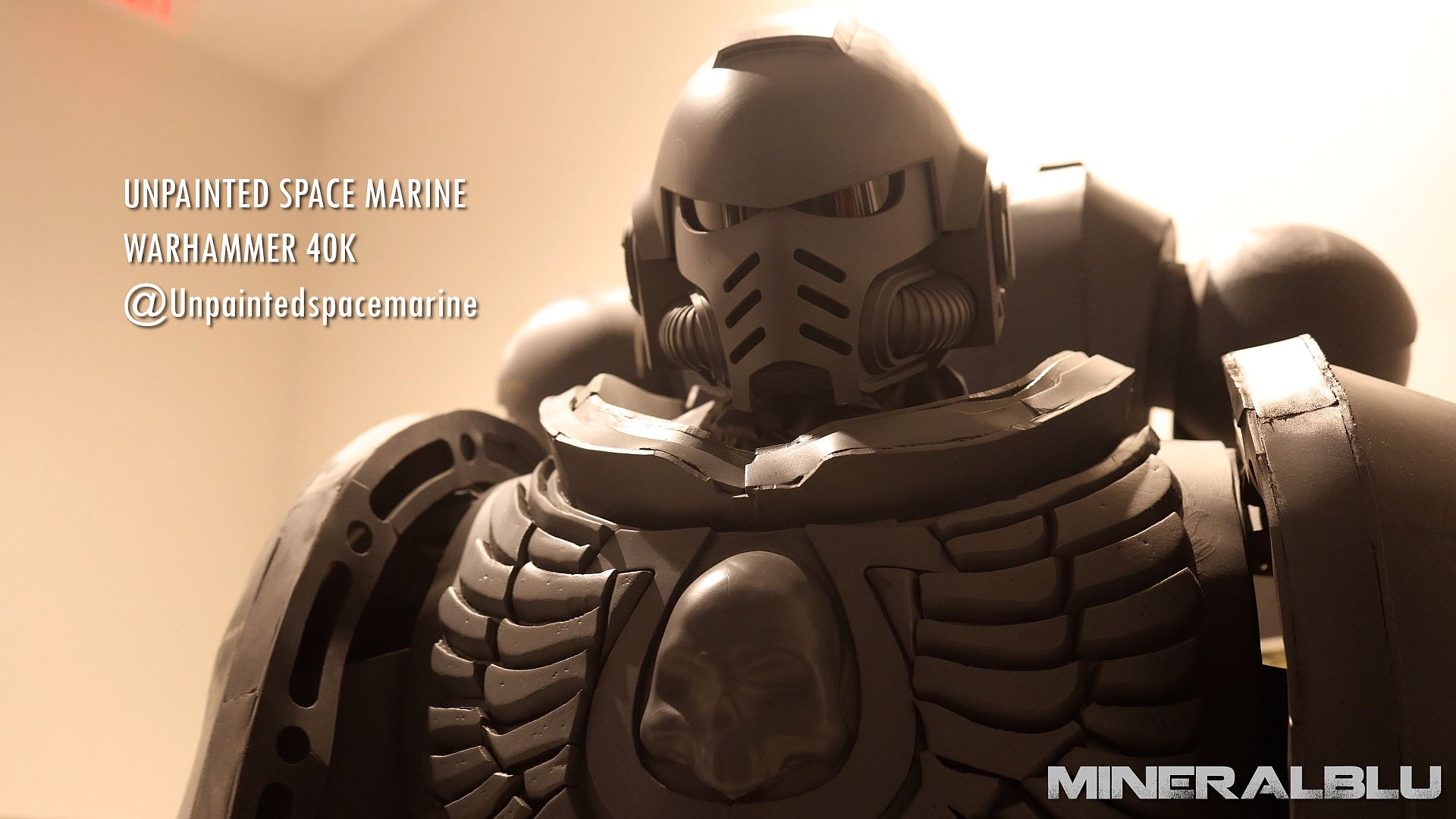 Unpainted Space Marine