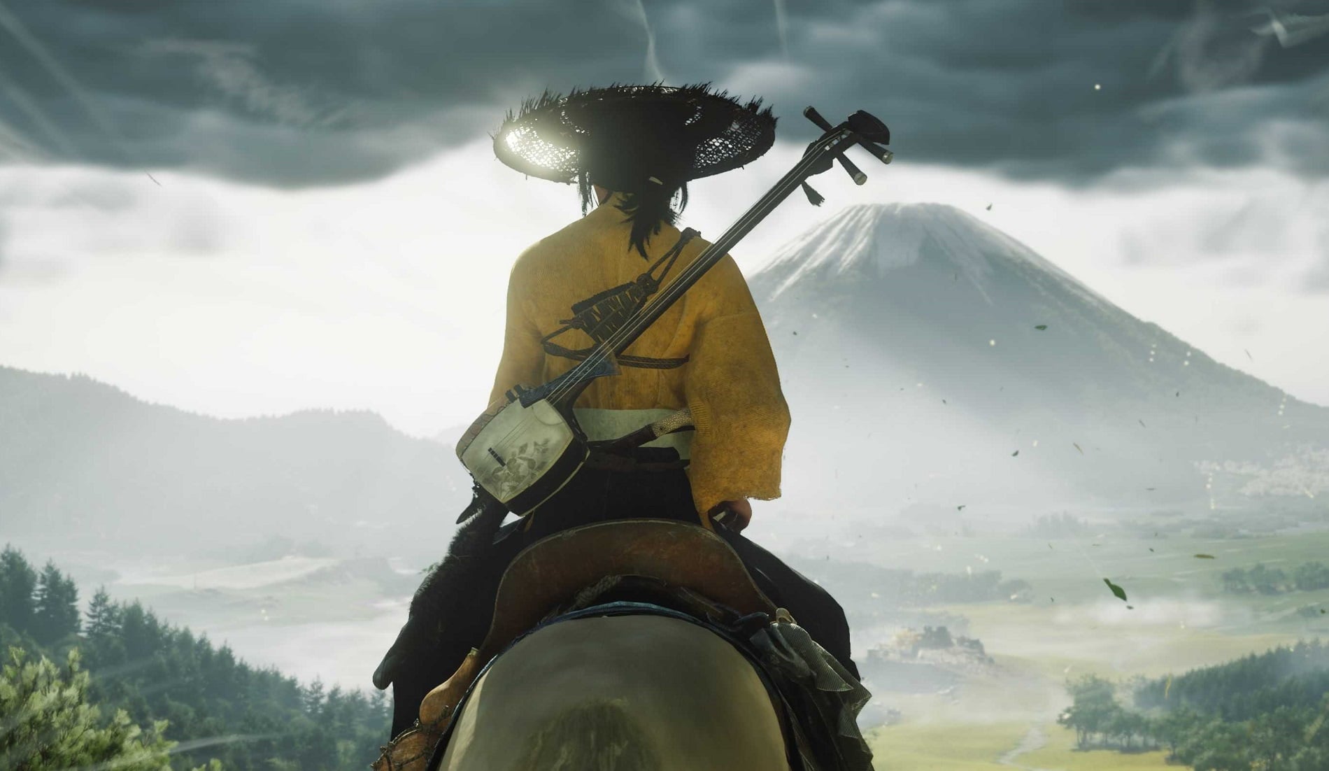 Atsu looks out at mount Yotei.