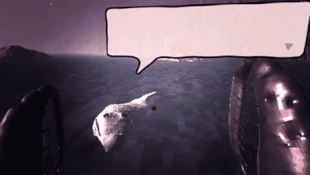 An animated gif shows a talking alligator chatting about reality.