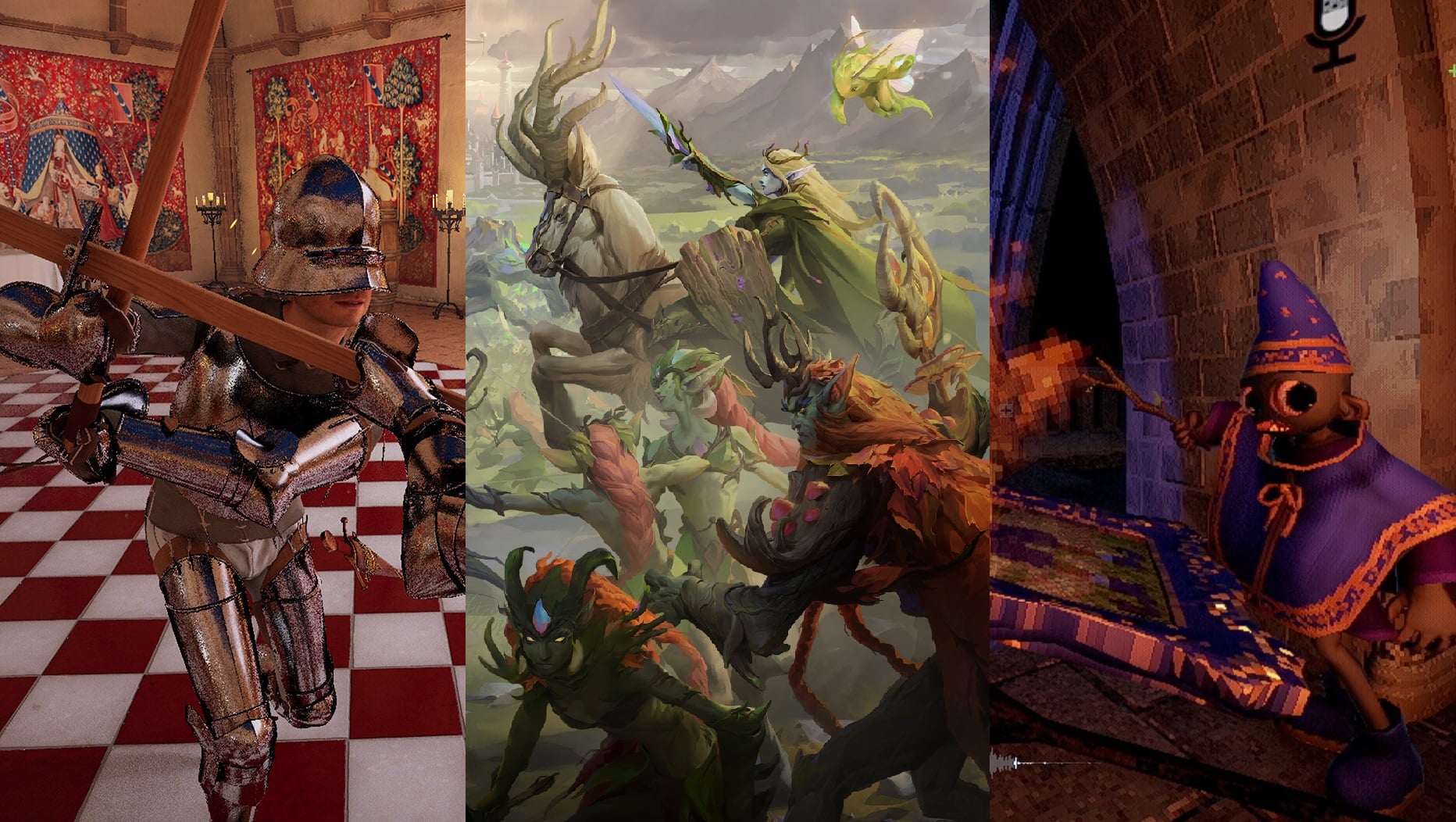 Key art from the Steam Next Fest games is displayed.