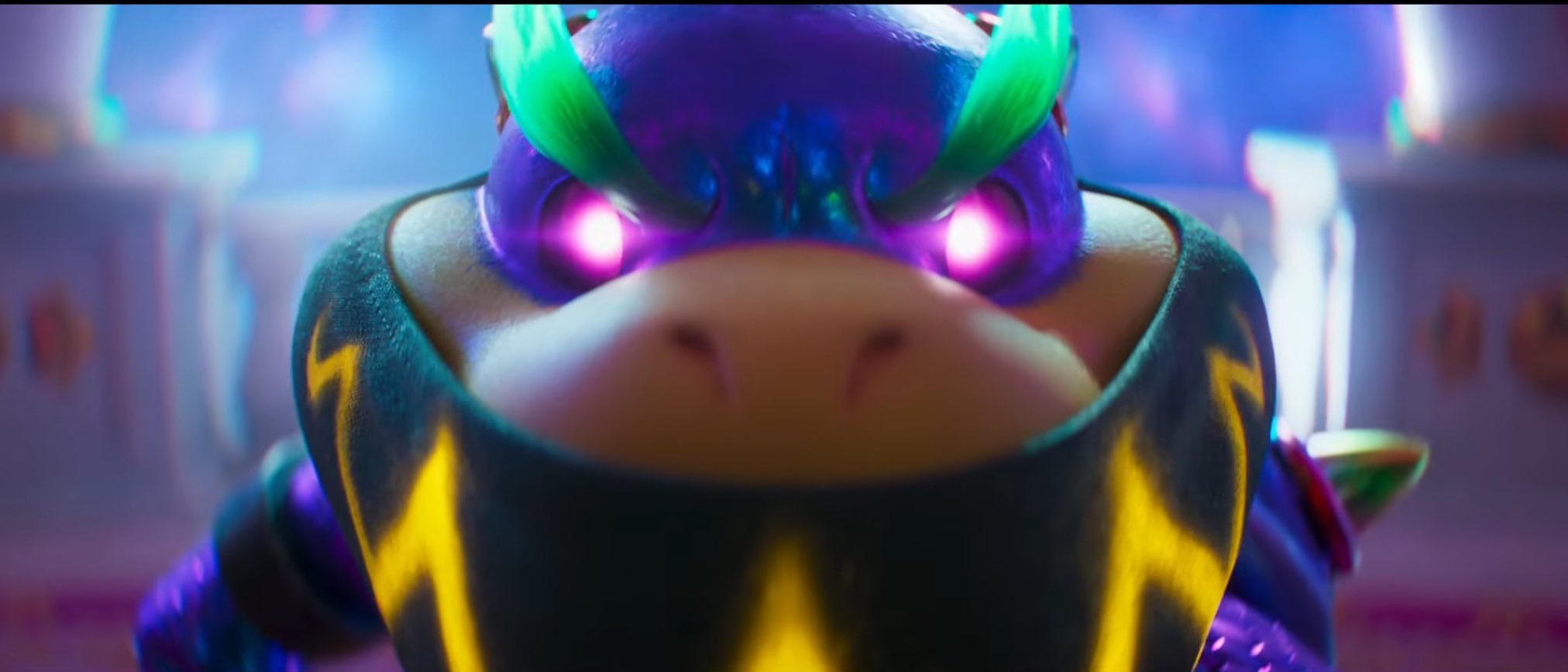 Bowser Jr. with glowing eyes.