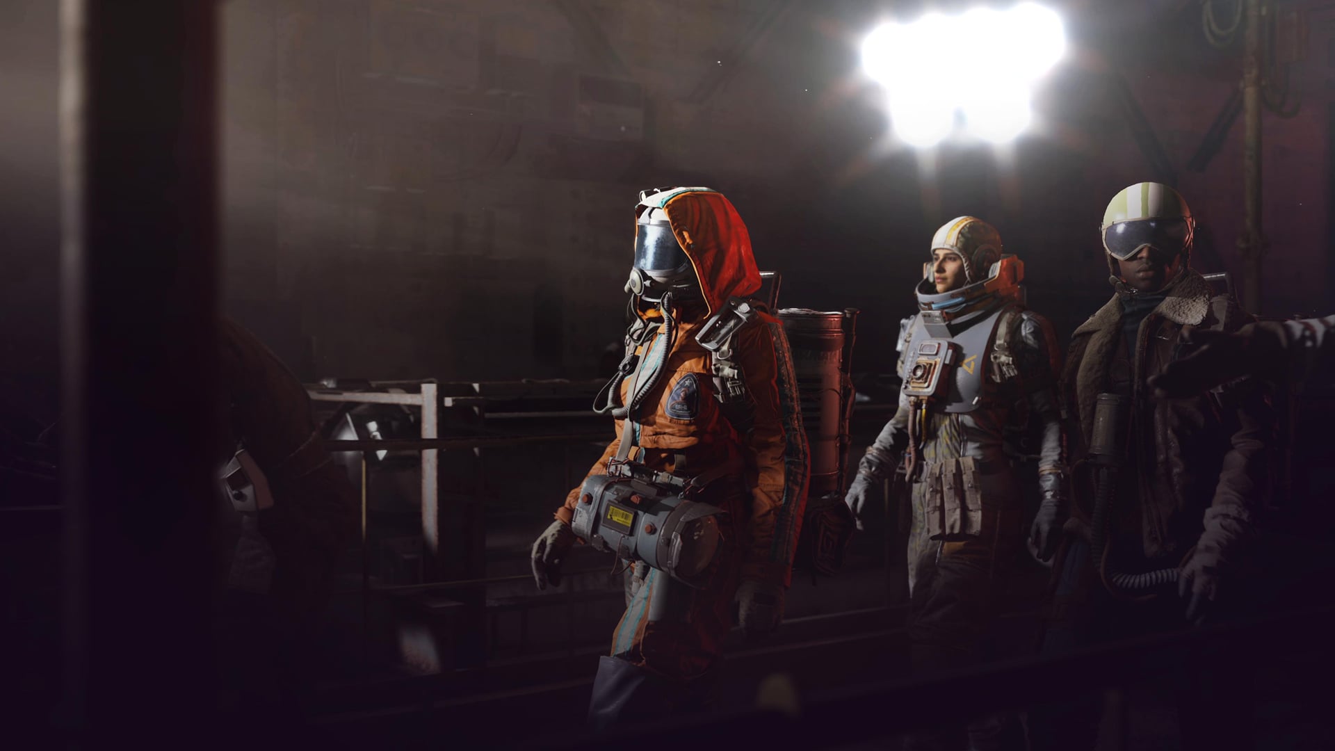 Raiders stroll forward.