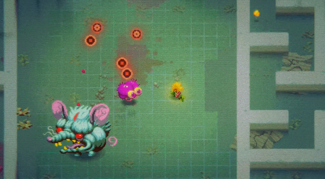 A small creature roams dangerous environments. 