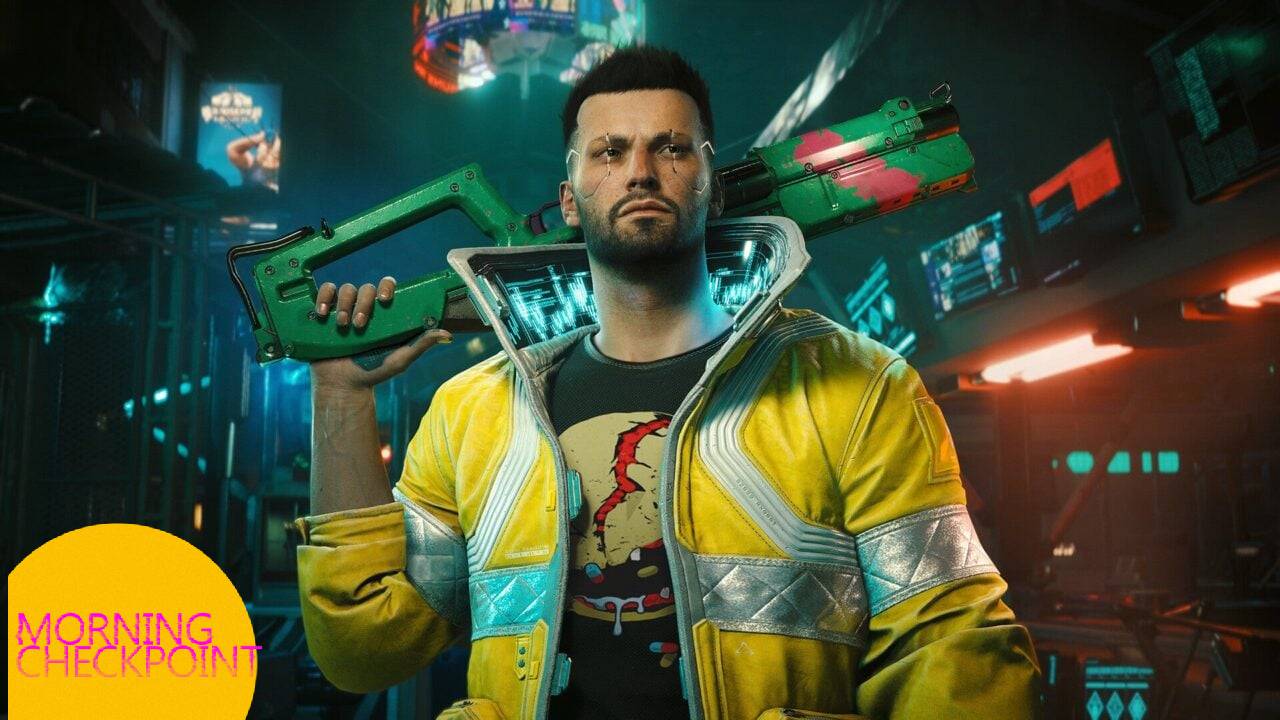 A mercenary prepares to enter Night City.